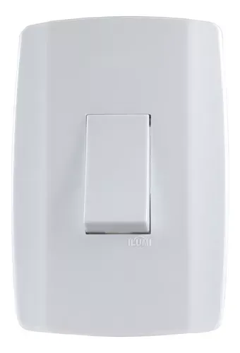 Interruptor Simples Vertical Slim  Ilumi